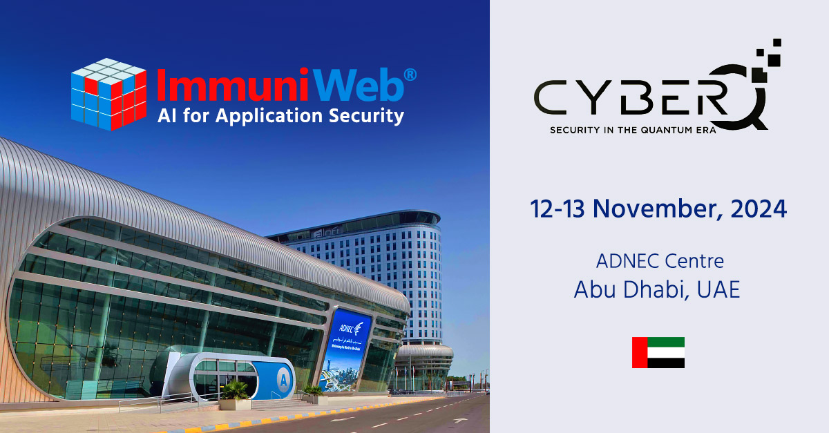 CyberQ Conference 2024 in Abu Dhabi, UAE