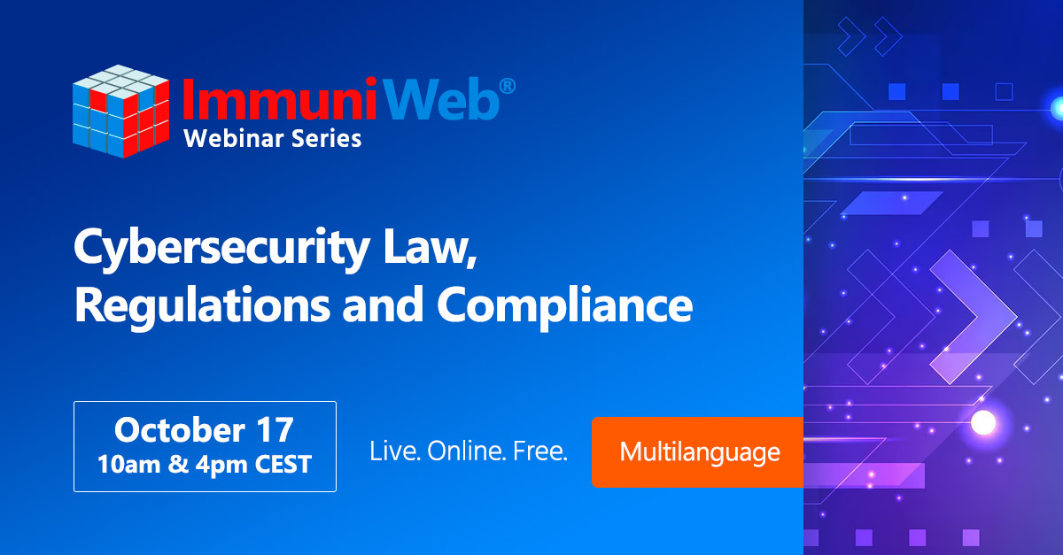 Cybersecurity Law, Regulations and Compliance