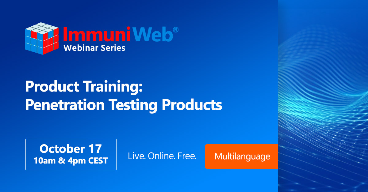 Product Training: Penetration Testing Products