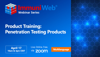 Product Training: Penetration Testing Products — April Session