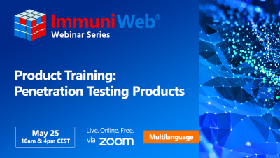 Product Training: Penetration Testing Products — May Session
